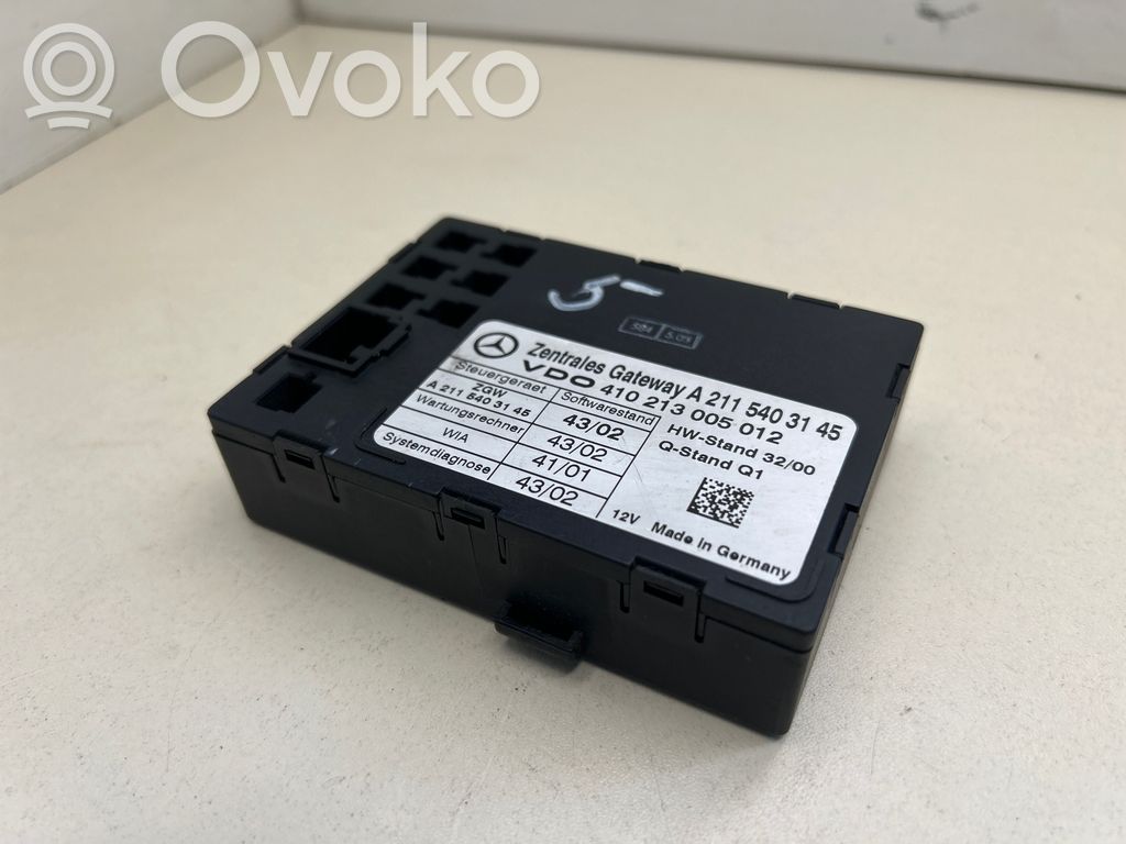 Mercedes-Benz E W211 Módulo de control Gateway 