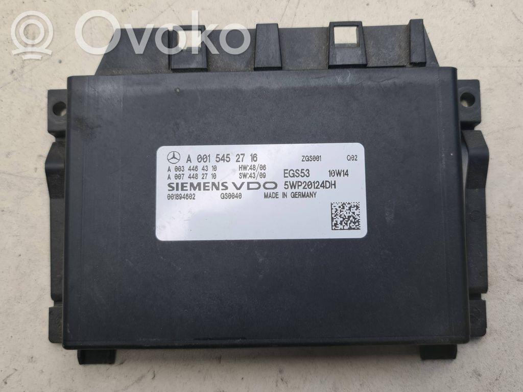 Mercedes-Benz E W212 Gearbox control unit/module 