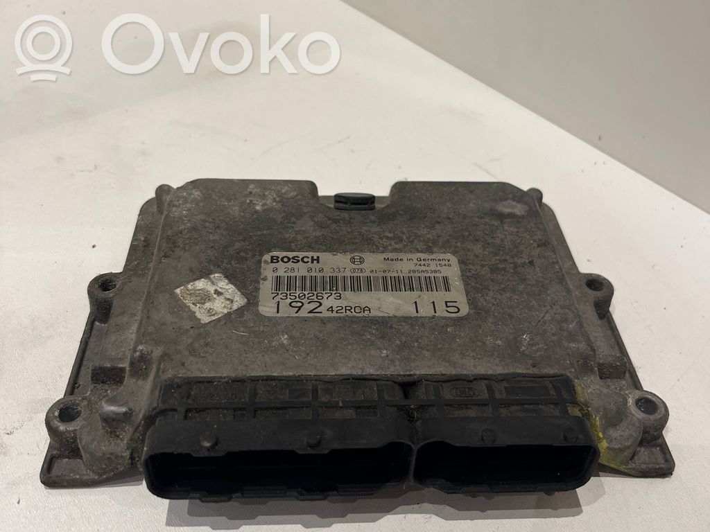 Engine control unit/module   0281010337,73502673