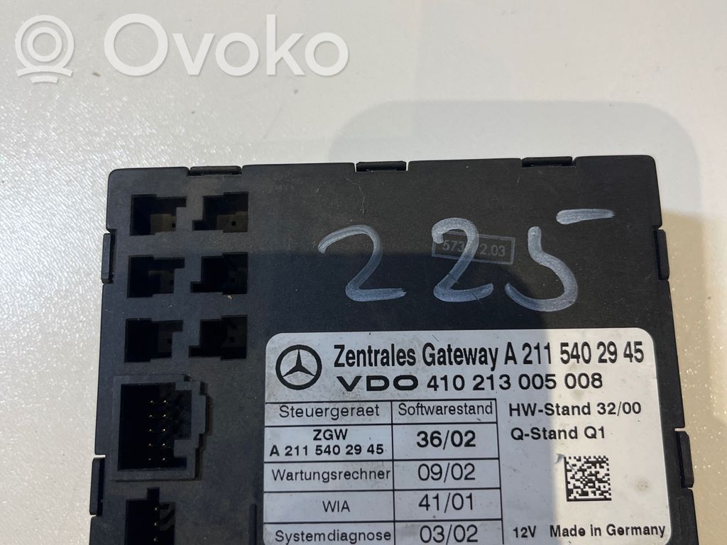 Mercedes-Benz E W211 Gateway control module 