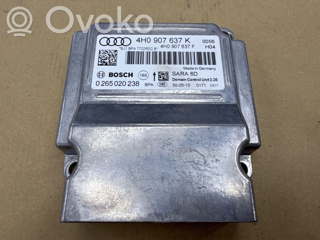 Audi A8 S8 D4 4H ESP (stability system) control unit 
