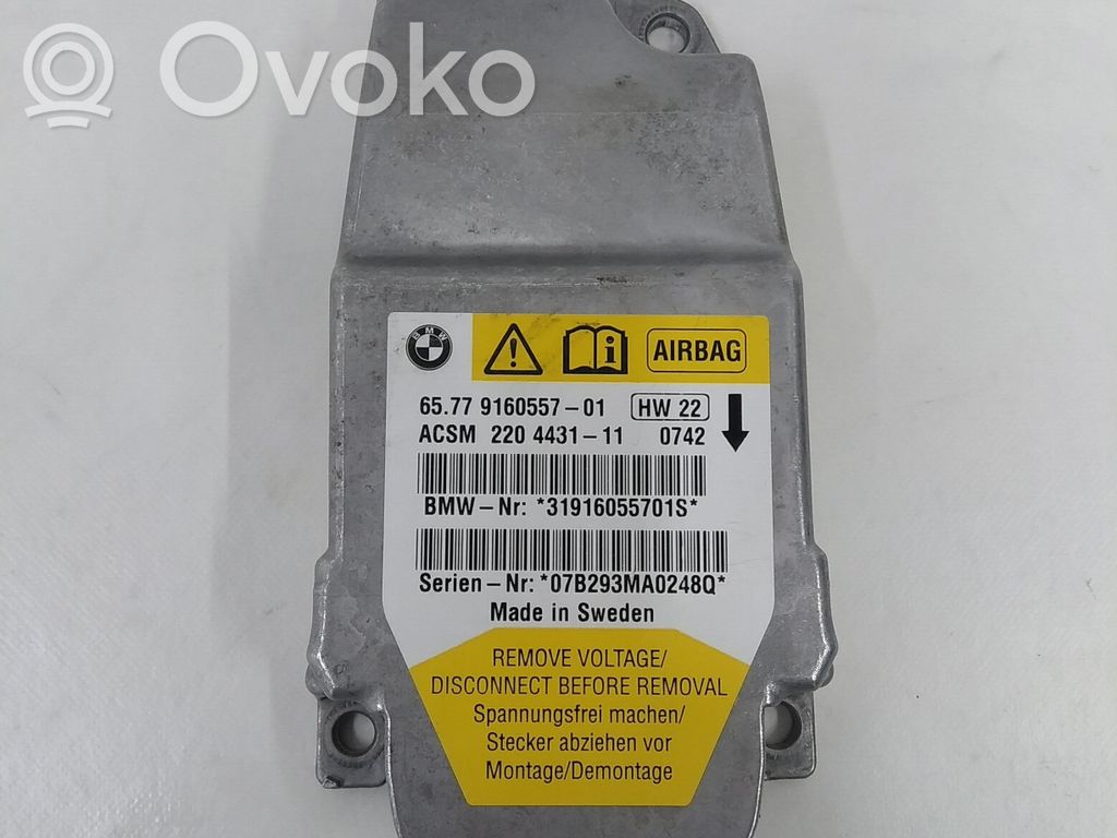 Airbag control unit/module   65779172018