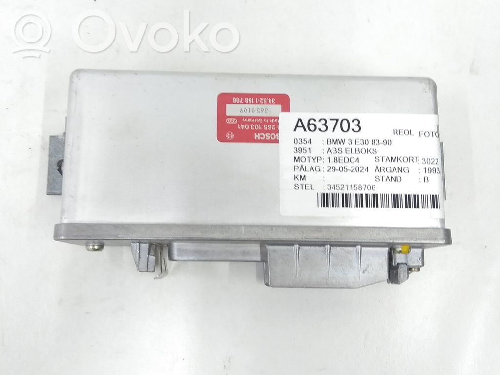 Bloc ABS   34521158706,0265103041