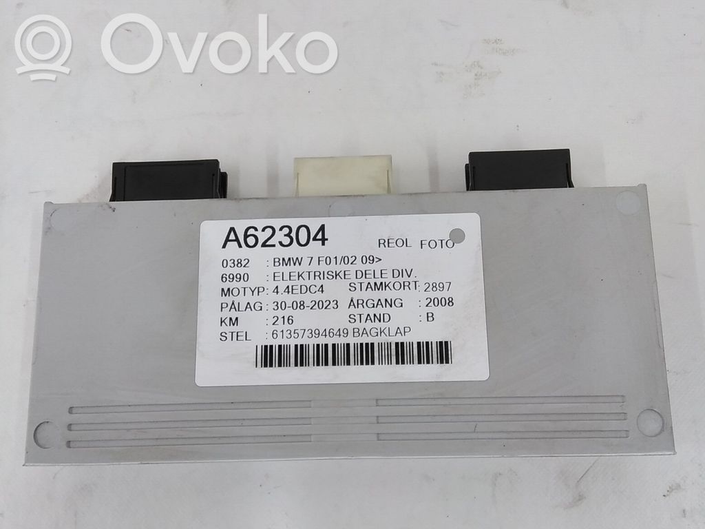 BMW 7 F01 F02 F03 F04 Inne komputery / moduły / sterowniki 