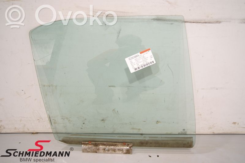 BMW 3 E36 Front door glass trim molding 