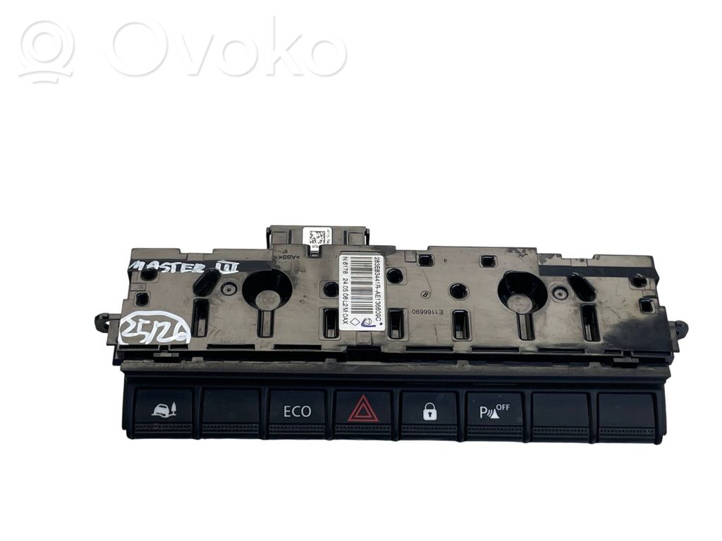 Renault Master III Botón interruptor de luz de peligro 