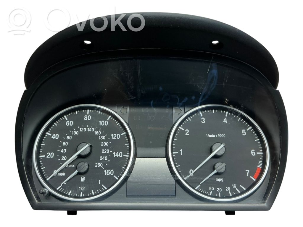 BMW 3 E90 E91 Speedometer (instrument cluster) 