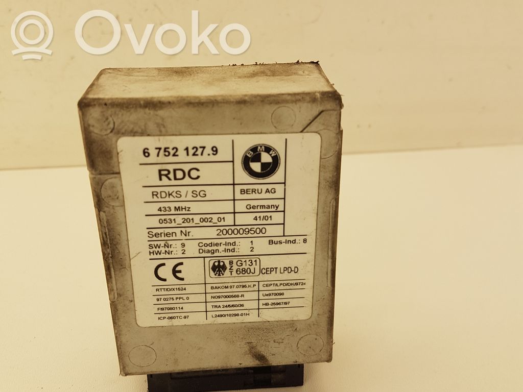 BMW 5 E39 Tire pressure control unit 