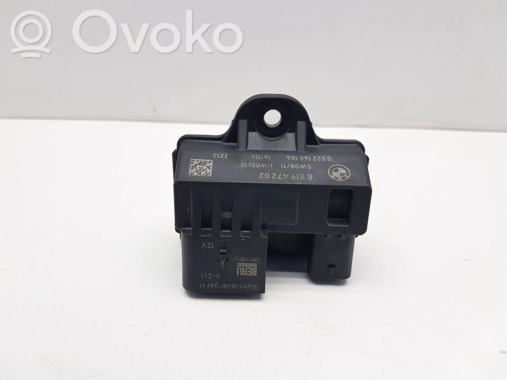 BMW 3 F30 F35 F31 Przekaźnik / Modul układu ogrzewania wstępnego 