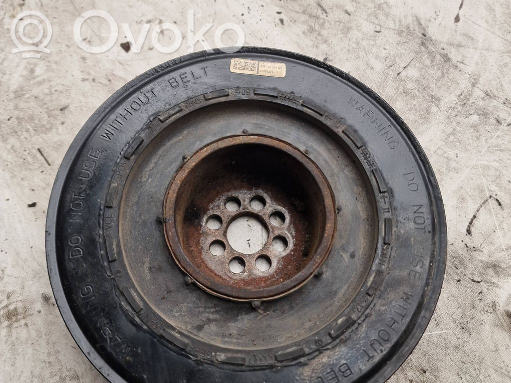 Audi Q7 4L Kloķvārpstas skriemelis 