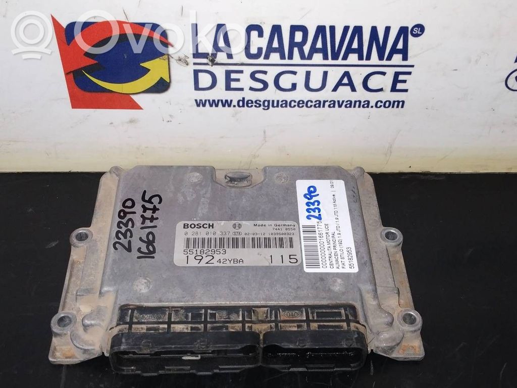 Fiat Stilo Engine control unit/module 