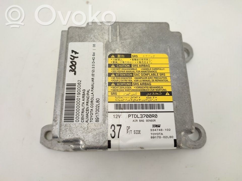 Toyota Corolla E120 E130 Airbag control unit/module 