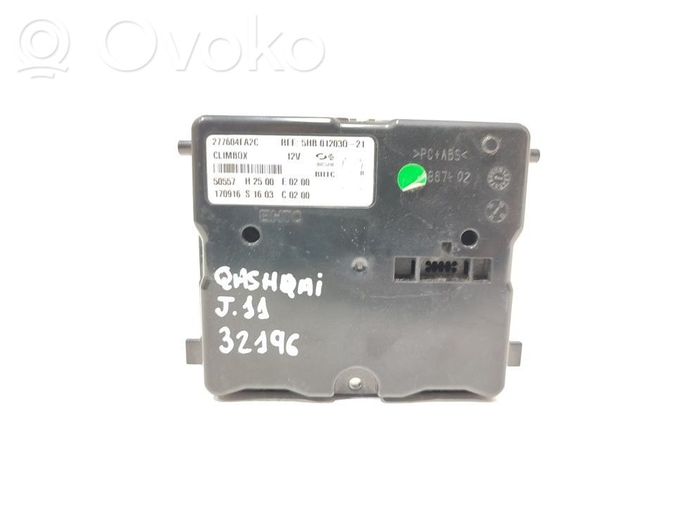 Nissan Qashqai Air conditioning/heating control unit 