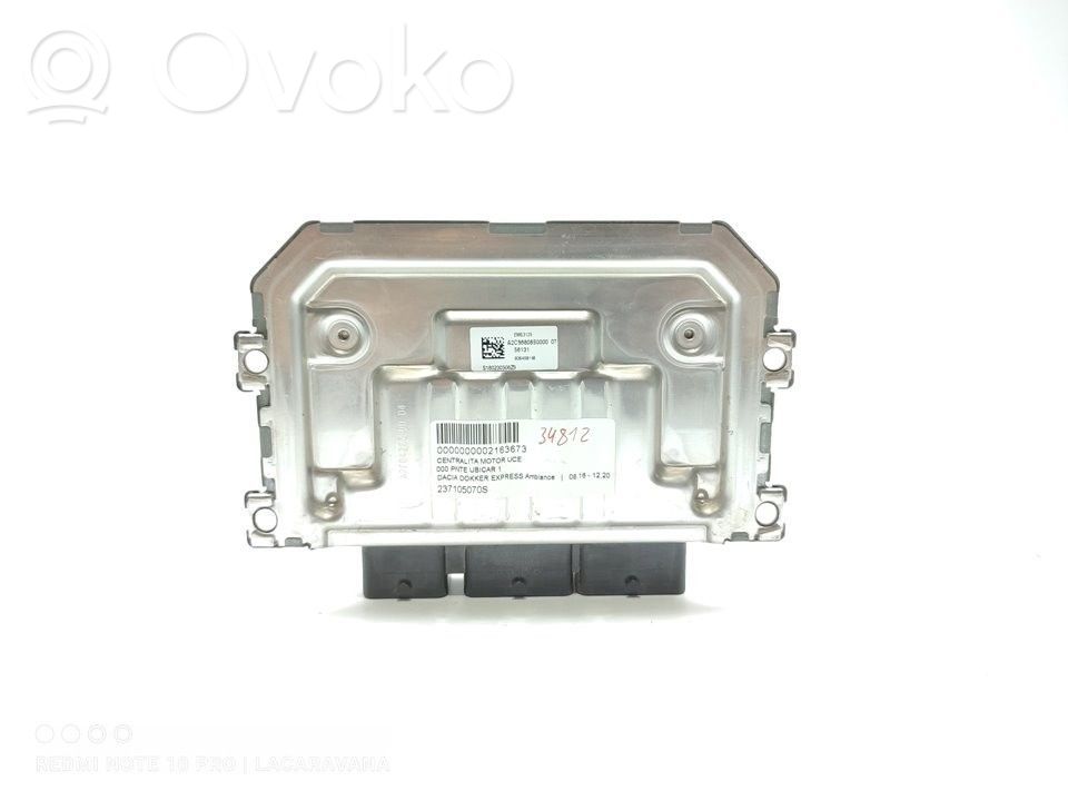 Dacia Dokker Engine control unit/module 