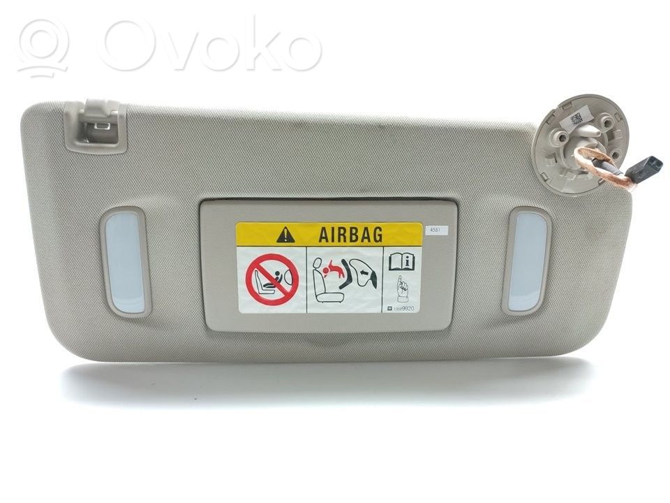 Opel Mokka X Sun visor 