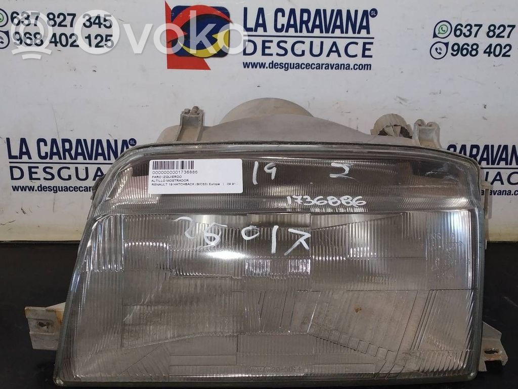 Renault 19 Faro delantero/faro principal 