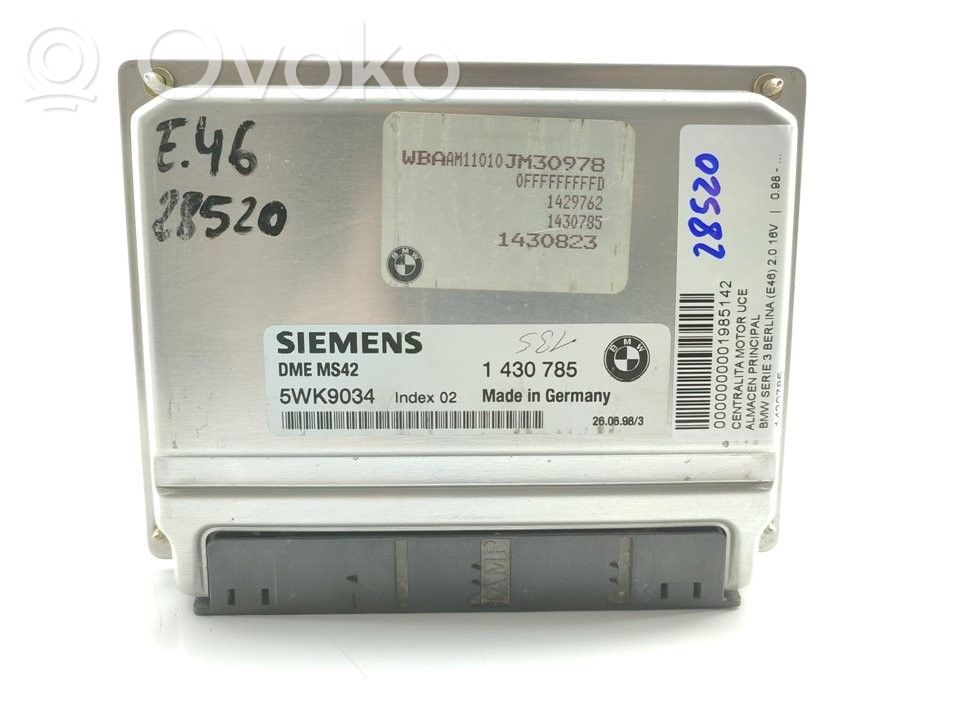 BMW 3 E36 Motorsteuergerät/-modul 