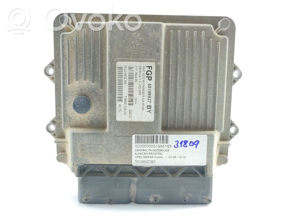 Opel Meriva A Engine control unit/module 