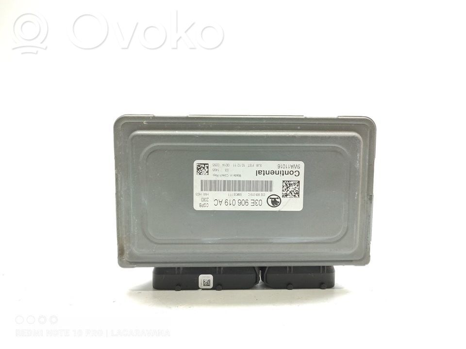 Engine control unit/module   03E906019AC