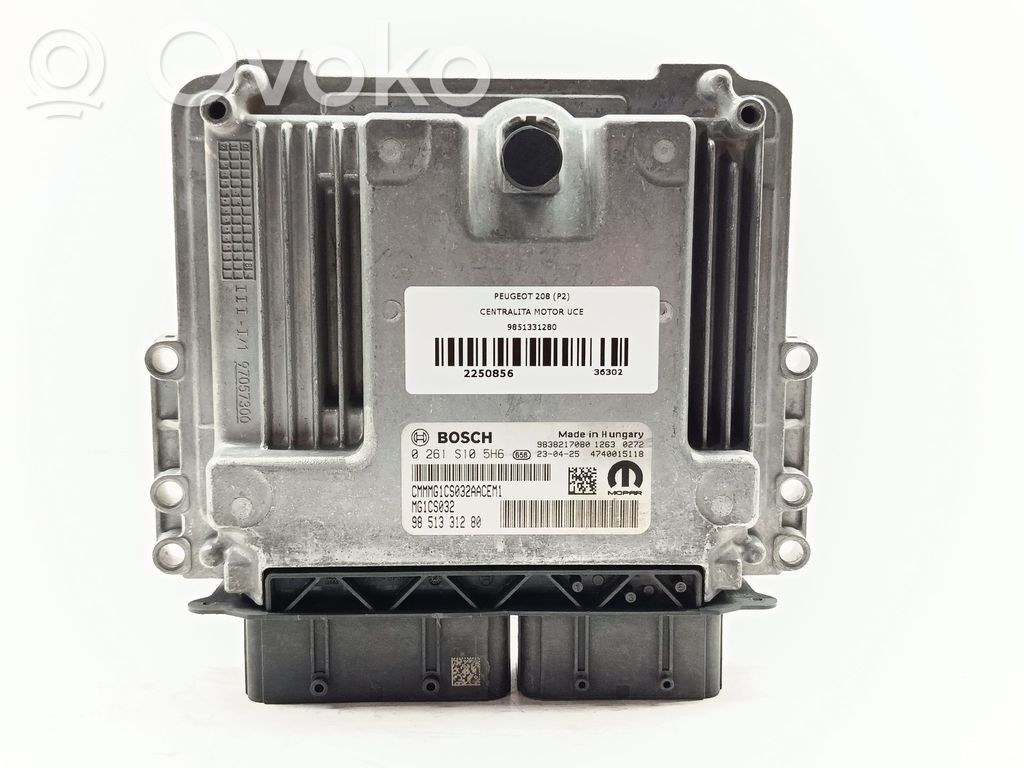 Engine control unit/module   9851331280,0261S105H6