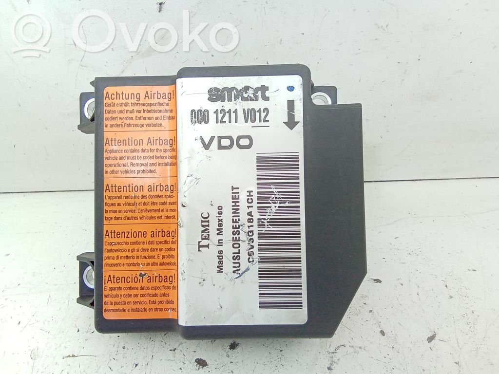 Smart ForTwo I Sterownik / Moduł Airbag 