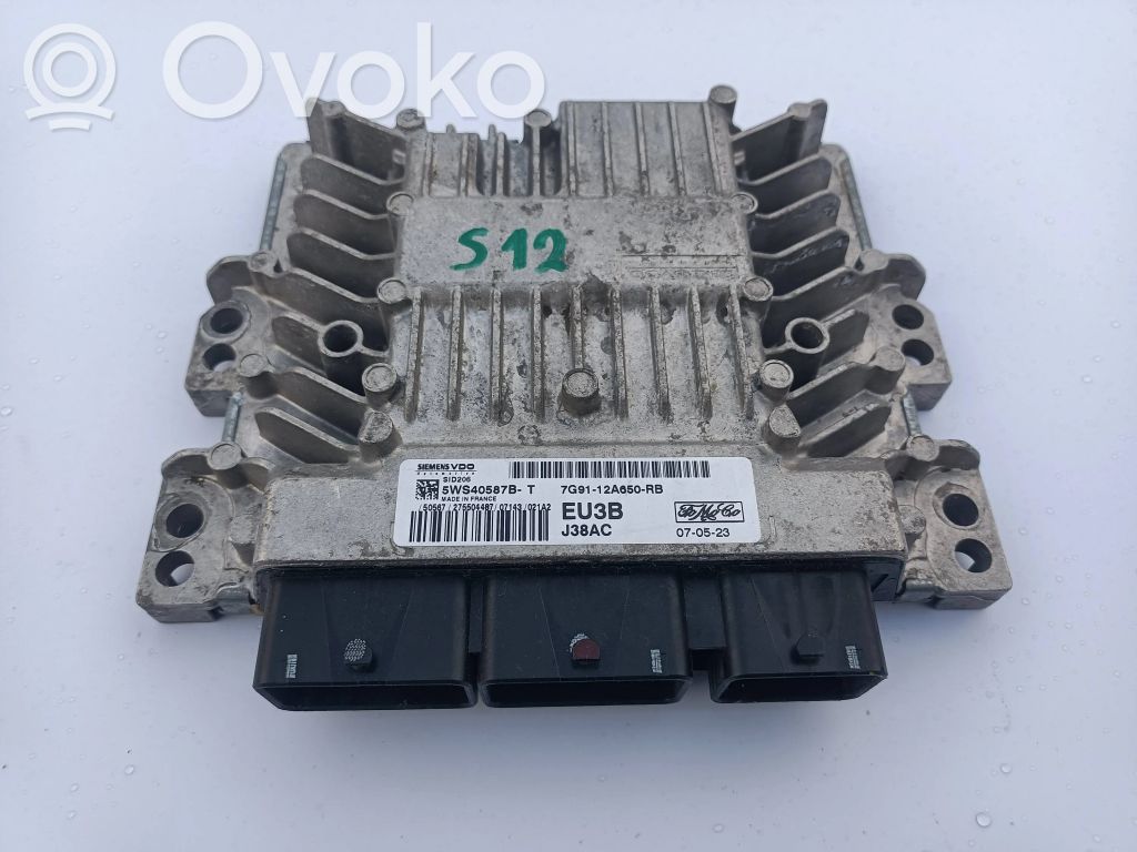 Unidad de control/módulo del motor   7G9112A650RB,J38AC,5WS40587BT