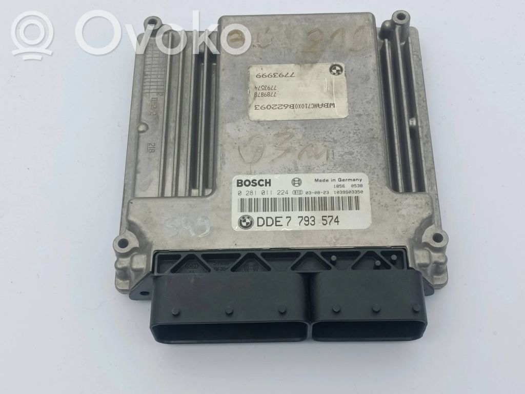 BMW 5 E60 E61 Engine control unit/module ECU 