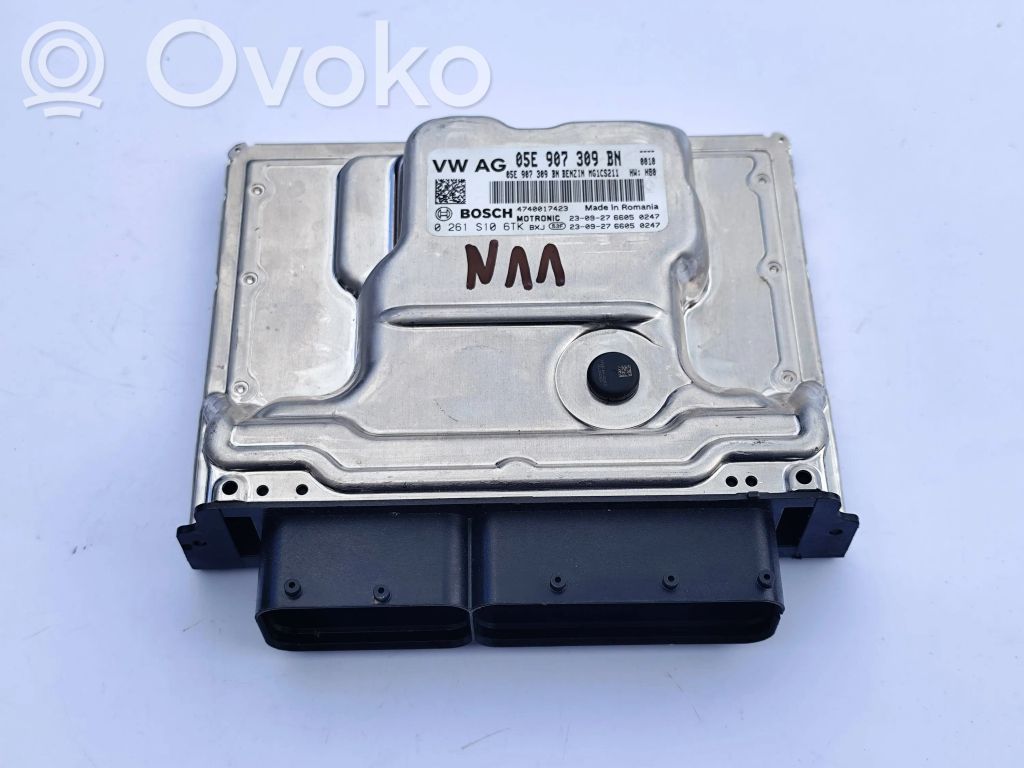Unidad de control/módulo del motor   05E907309BN,0261S1061K,05F907309BN