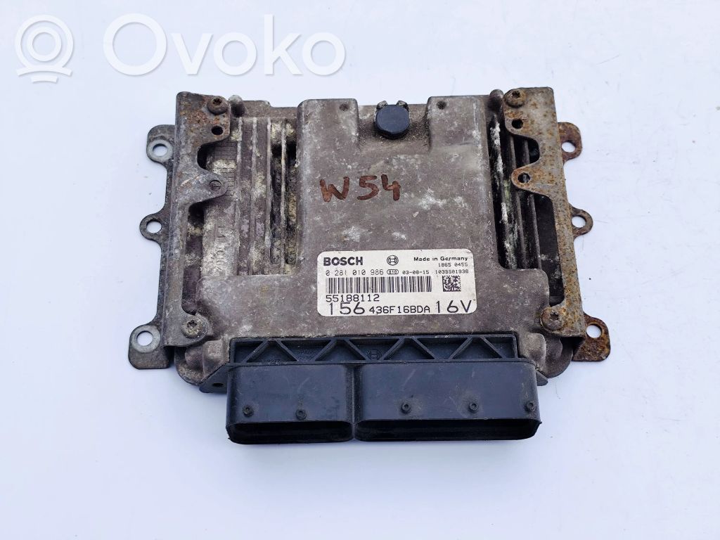 Alfa Romeo 156 Engine control unit/module 