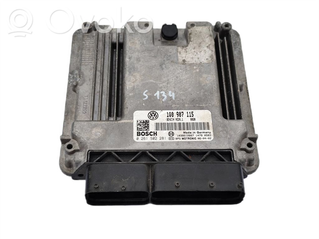 Unidad de control/módulo del motor   1Q0907115,1039S12667,0261S02281