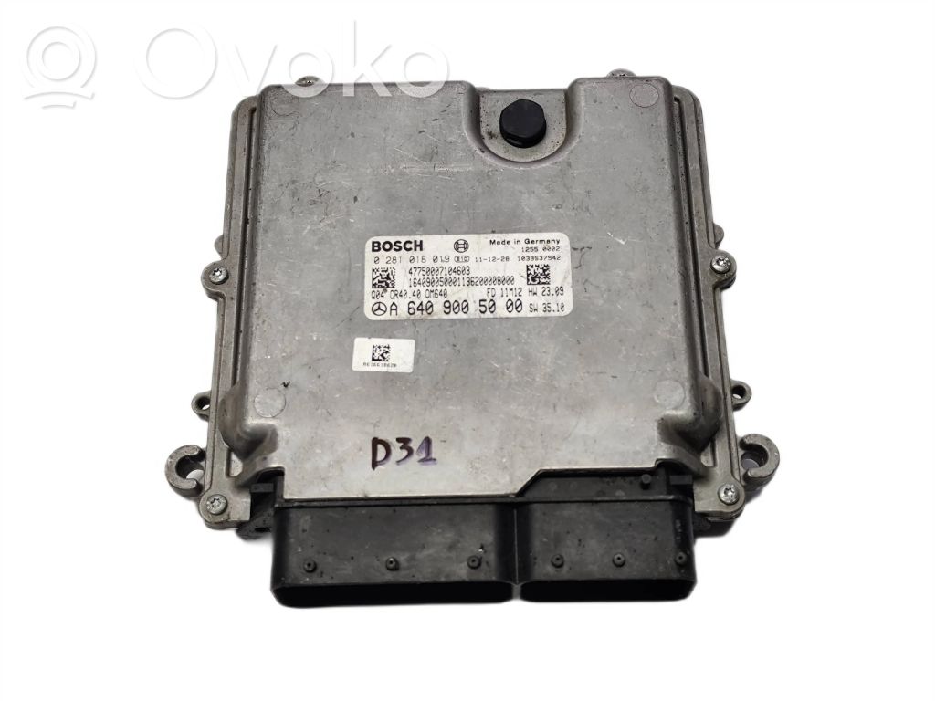 Mercedes-Benz A W169 Unitate/modul de control motor 