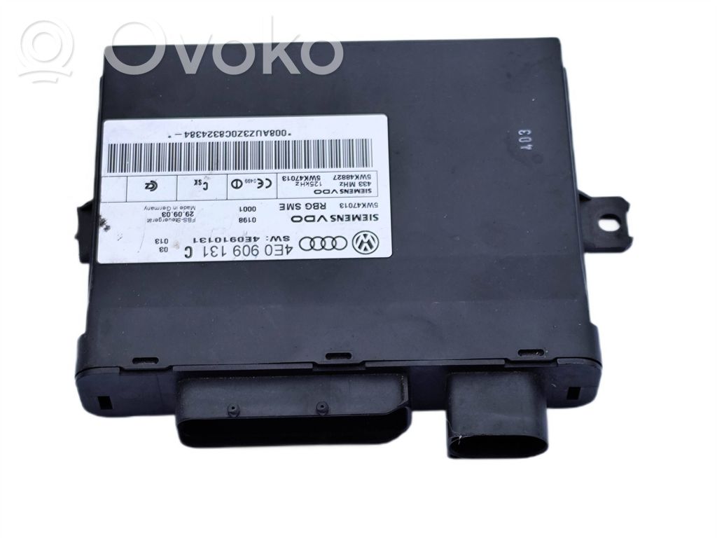 Audi A8 S8 D3 4E Keyless (KESSY) go control unit/module 