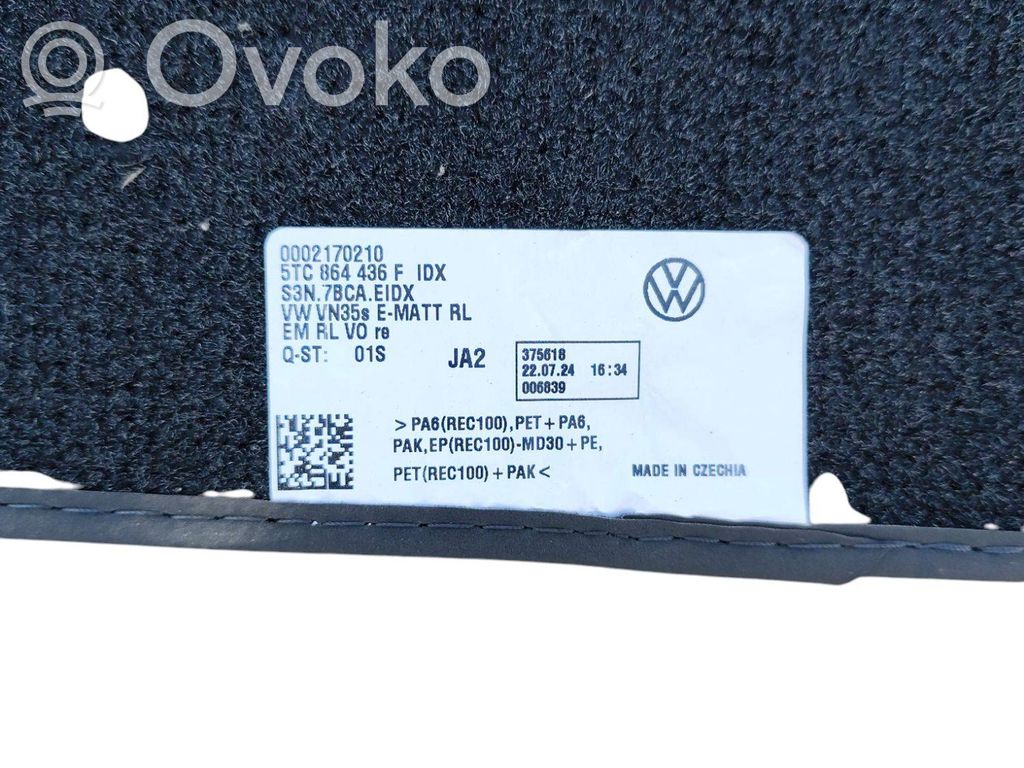 Volkswagen Caddy Set di tappetini per auto 
