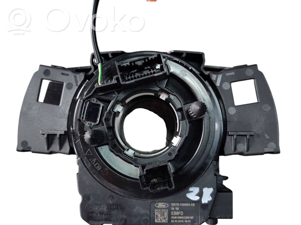 Ford Fiesta Airbag slip ring squib (SRS ring) 
