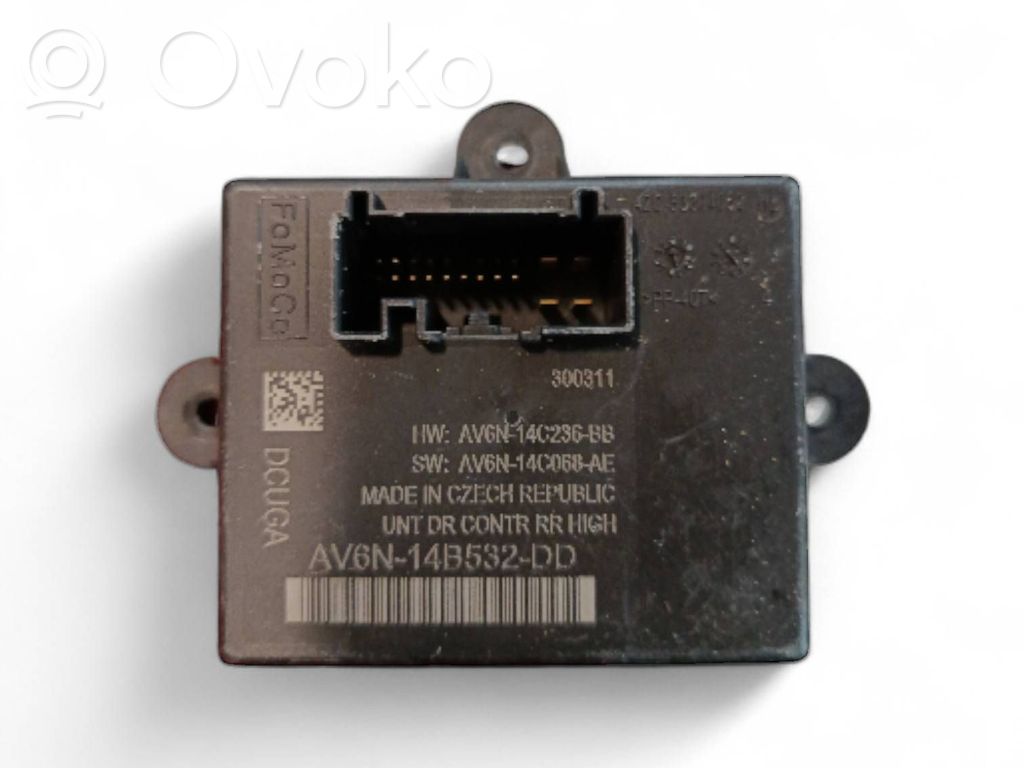 Unité de commande module de porte   AV6N14B532DD