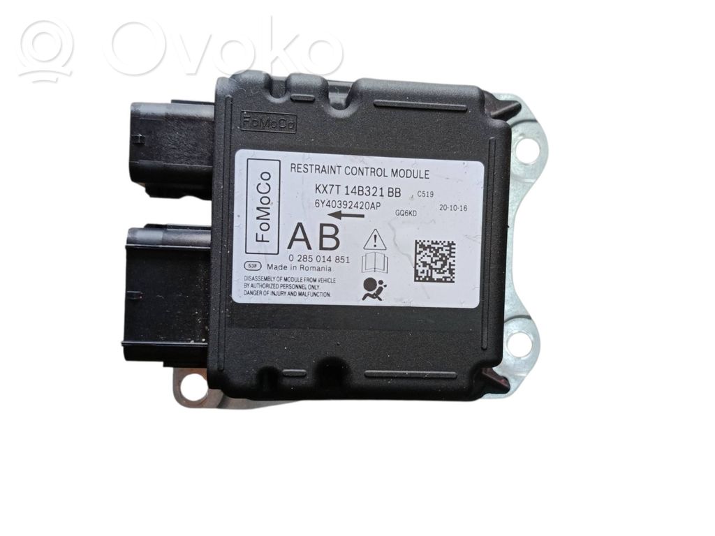 Airbag control unit/module   KX7T14B321BB