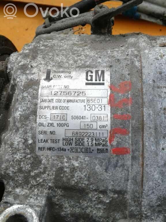 Air conditioning (A/C) compressor (pump)   12756725,12756725