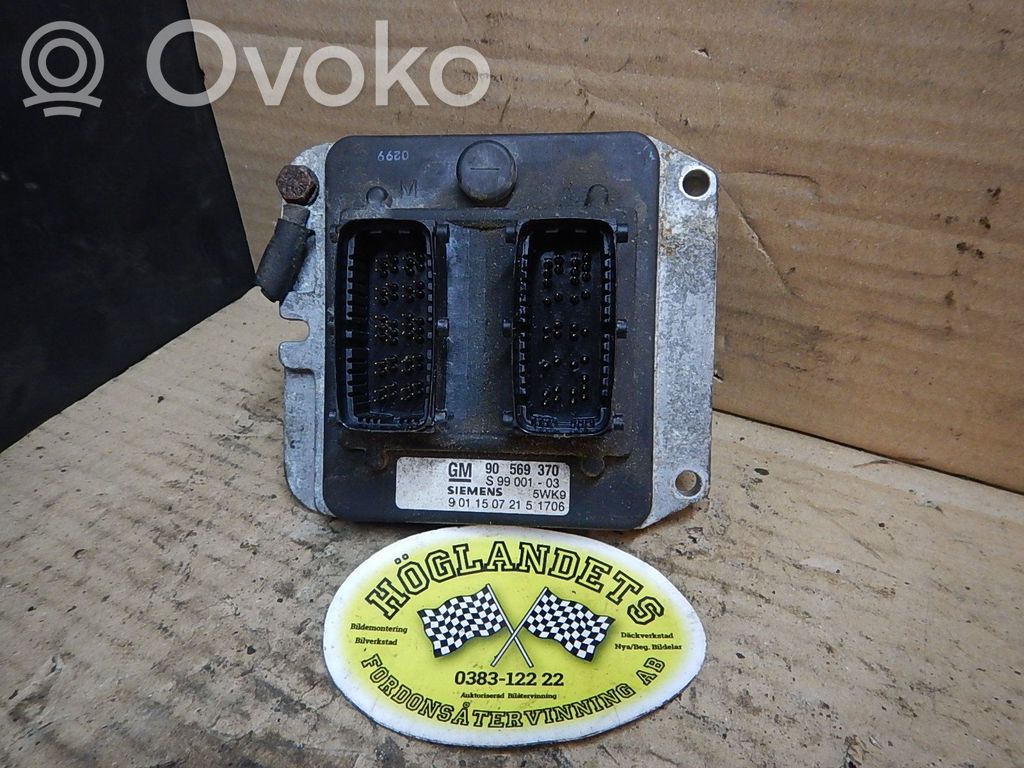 Opel Vectra B Unidad de control/módulo de la inyección 
