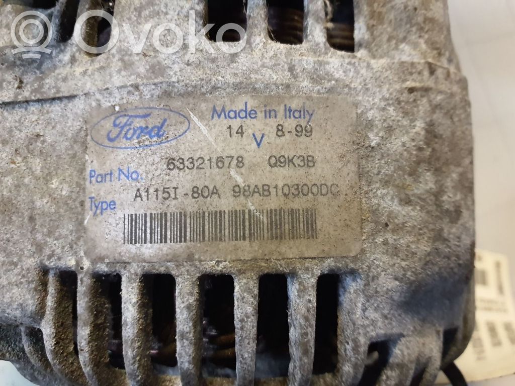 Generator/alternator   98AB10300DC