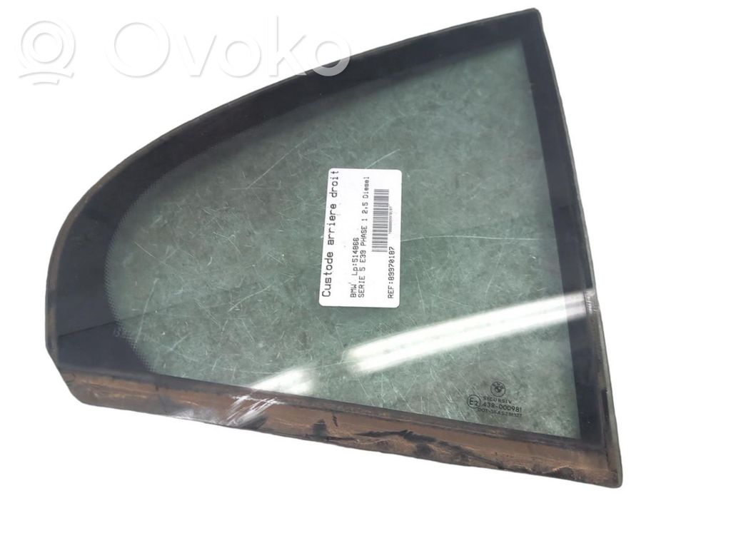 BMW 5 E39 Vidrio lateral trasero 