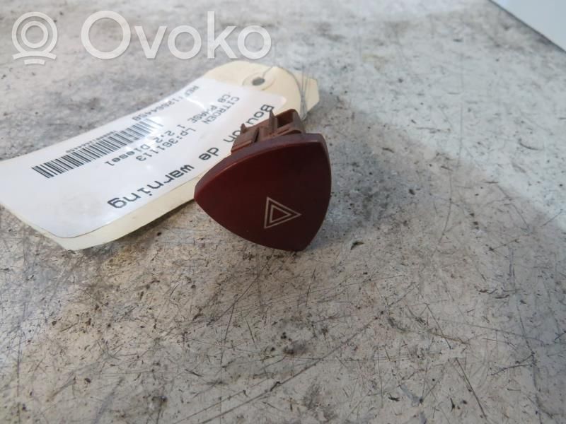 Citroen C8 Botón interruptor de luz de peligro 