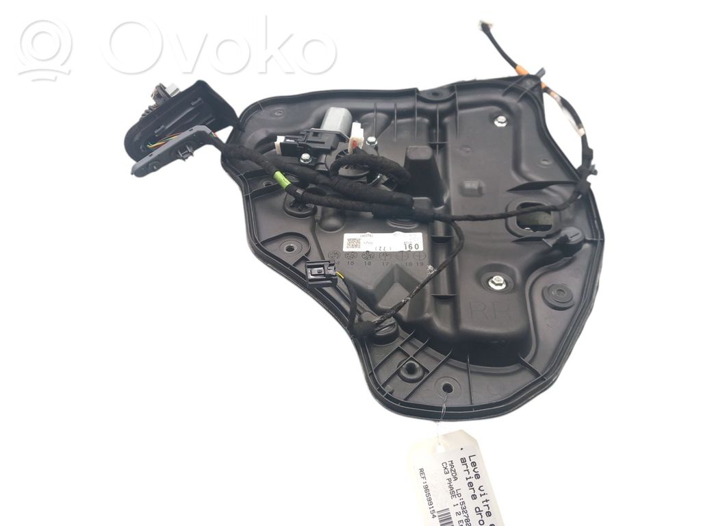Mazda CX-3 Regulador de puerta trasera con motor 