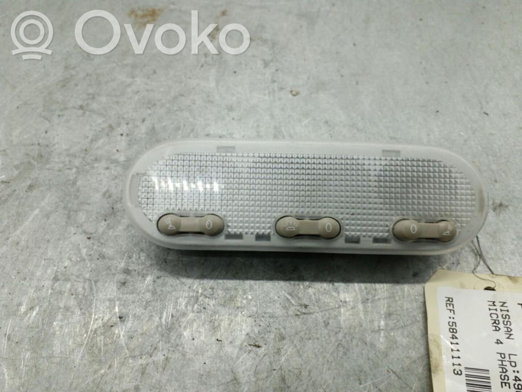 Nissan Micra Front seat light 