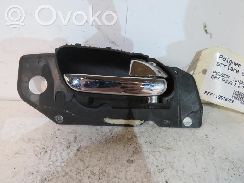 Peugeot 607 Manecilla interna puerta trasera 