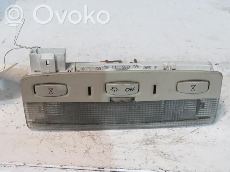 Luz del asiento delantero   8200465794
