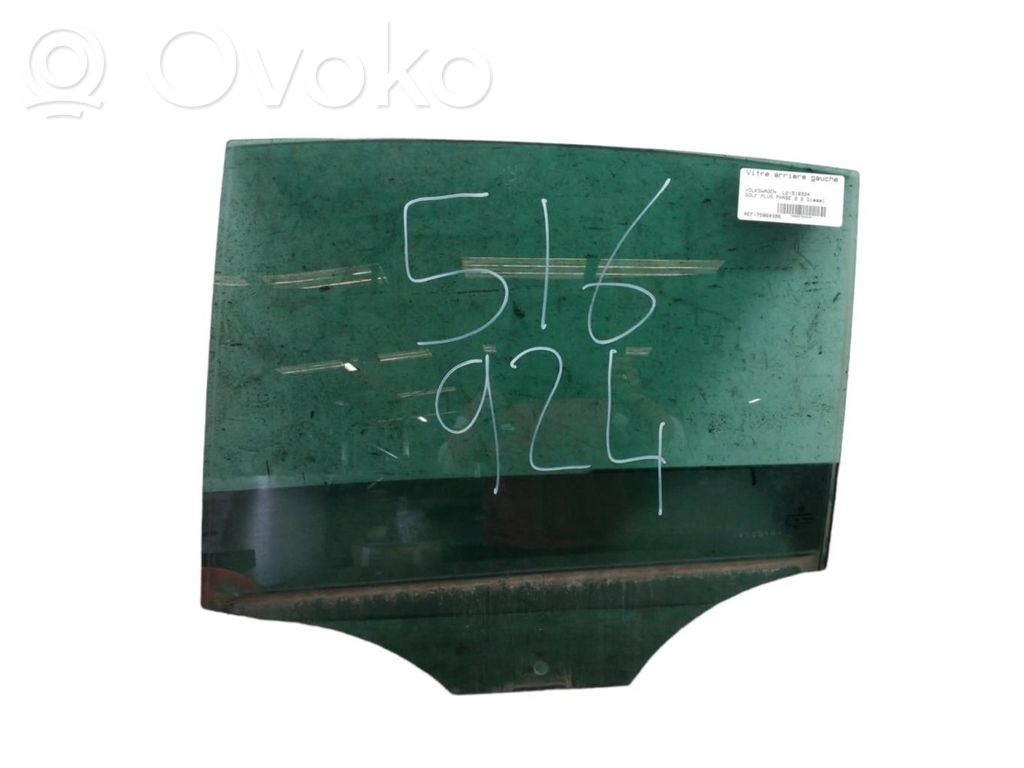 Volkswagen Golf Plus Rear door window glass 