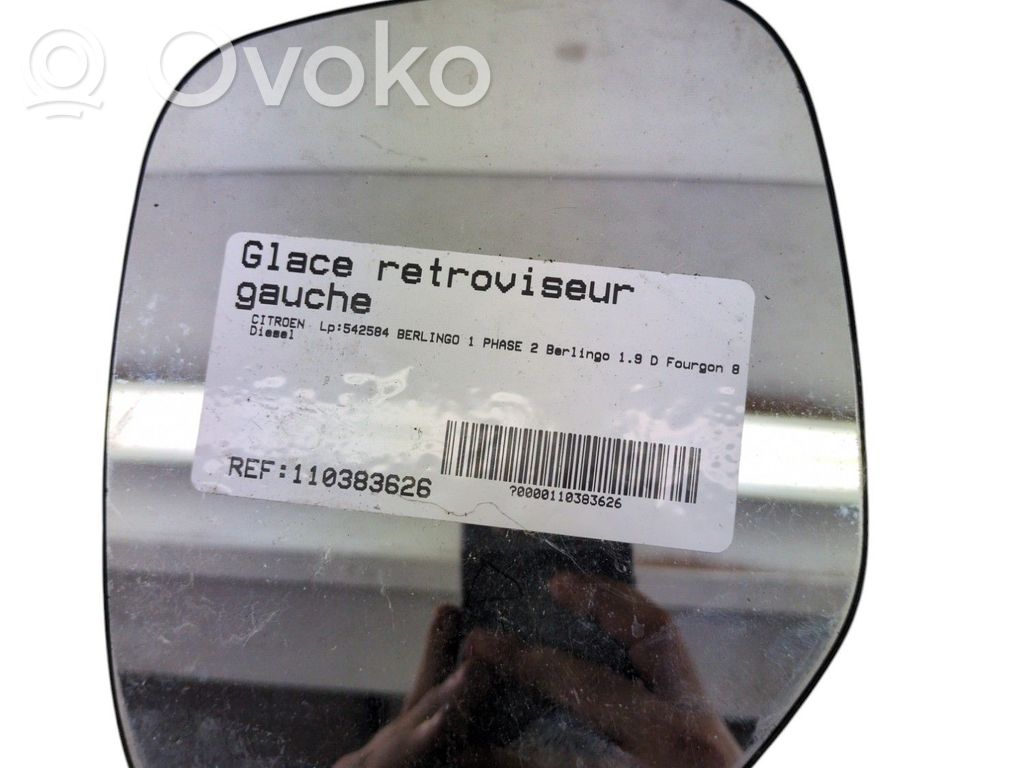 Citroen Berlingo Sticlă oglindă laterală