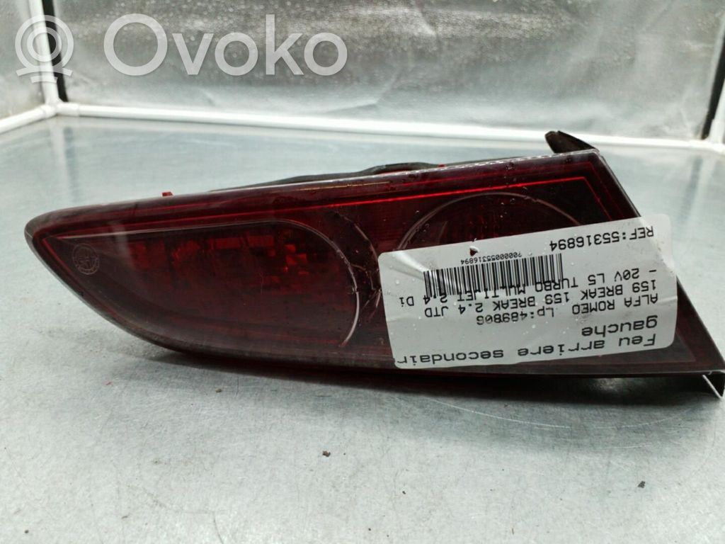 Alfa Romeo 159 Luci posteriori del portellone del bagagliaio 