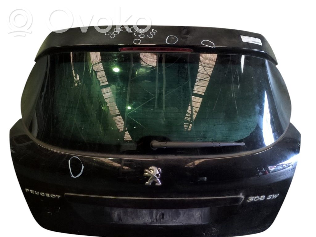 Peugeot 308 Aizmugurējais pārsegs (bagāžnieks) 