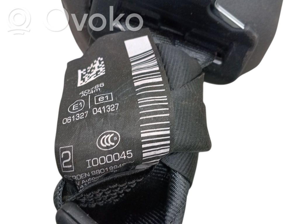 Takaistuimen turvavyö   98019948XX